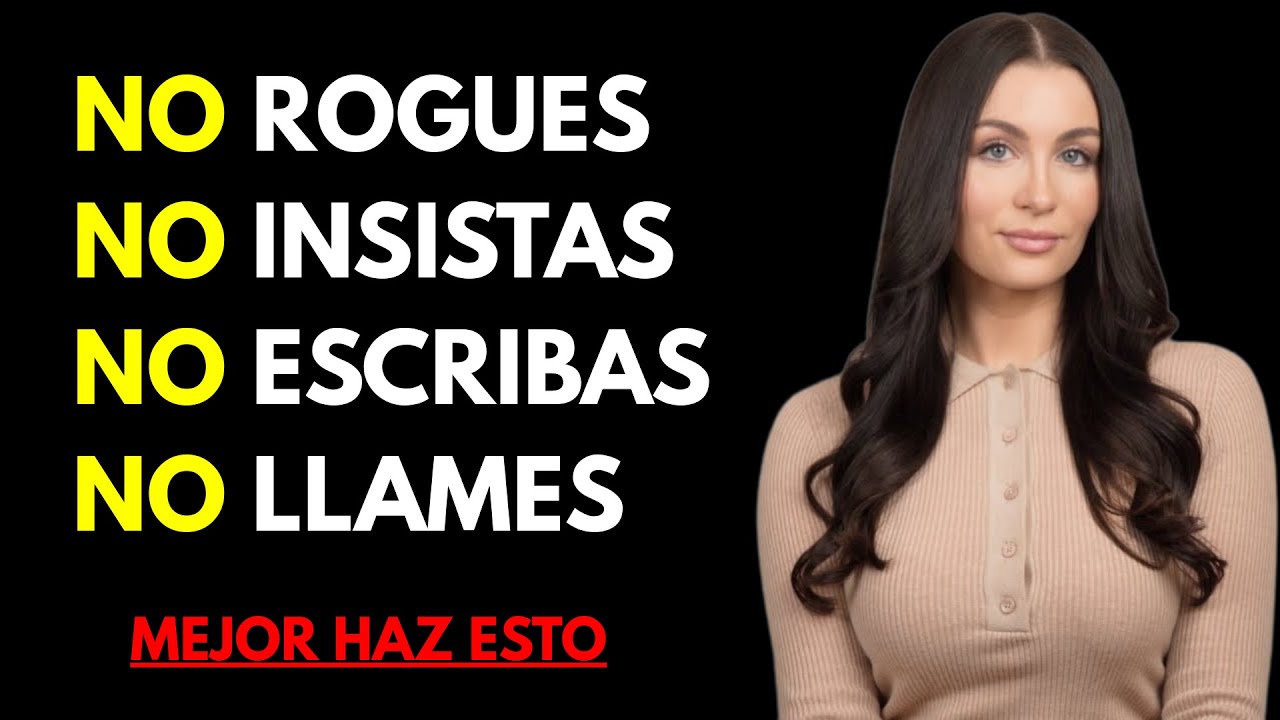 Cómo lograr que una mujer te busque después de no tener contacto | Psicología femenina