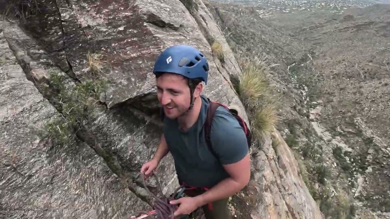 Climbing Void of From (5.9) at Pontatoc Canyon Mount Lemmon