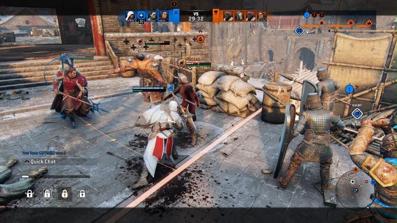 For Honor/ We breached the Inner Gate with 7 lives and decimated the Commander (commentary)