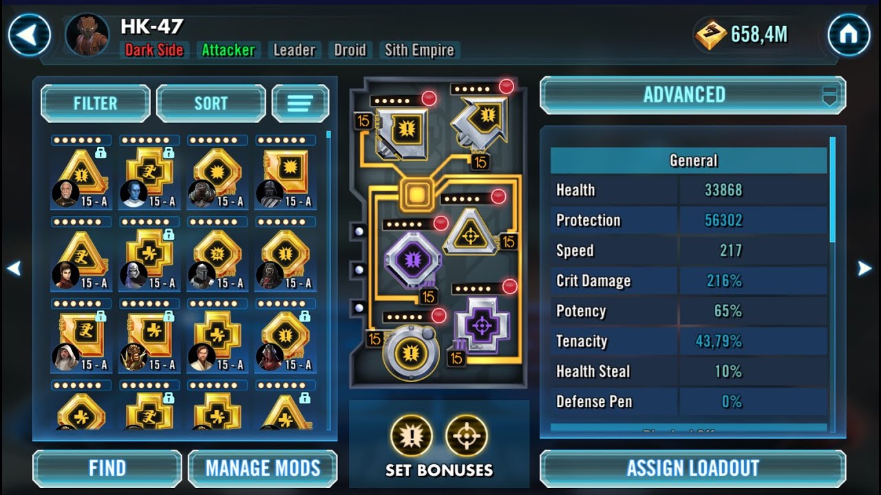 [Poradnik] Podstawy o modach w SWGOH