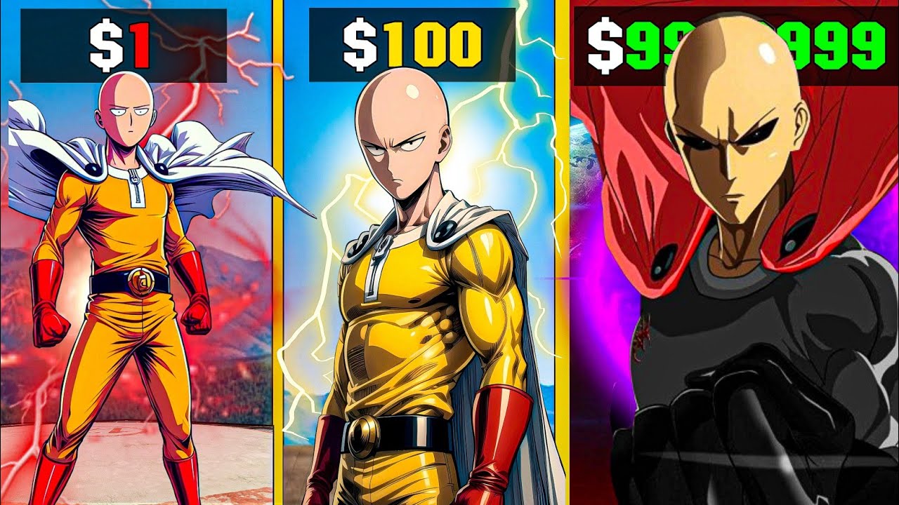 $1 ONE PUNCH MAN SAITAMA TO $1,000,000,000 DARK SAITAMA IN GTA 5