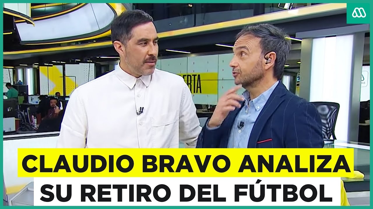 Claudio Bravo visita Meganoticias Alerta y habla sobre su retiro del fútbol