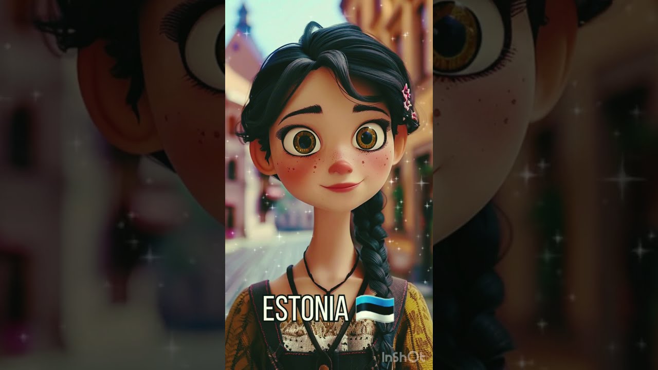 Countries as Disney characters