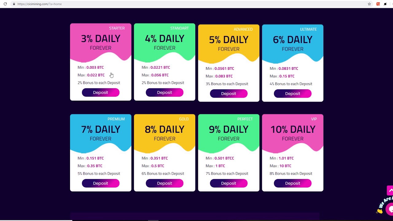 NEW PROGRAM PAYING INSTANTLY 10% DAILY.. LIVE WITHDRAWAL.. BANKROLL CREDITS PUPMPING THAT TRON!!!