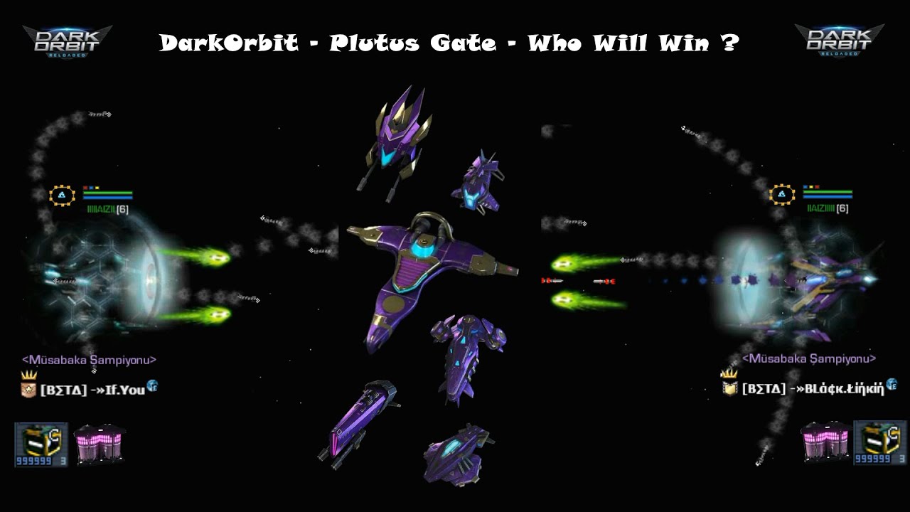 Darkorbit - Gauntlet of Plutus Gate - Who Will Win ? [My record 2869 Points]