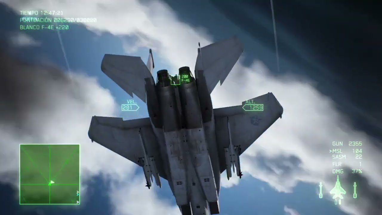 Ace Combat 7 en Español - Misión DLC 1 Unexpected Visitor