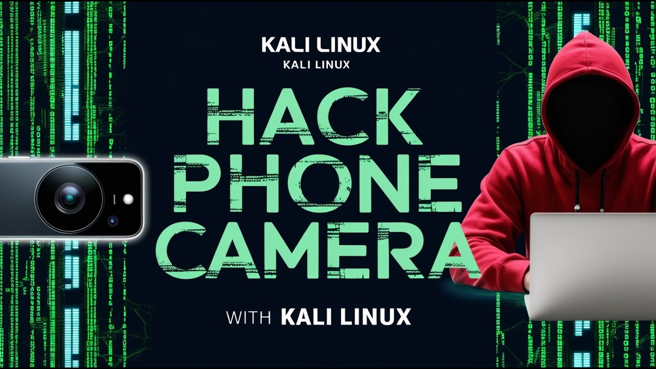 How Hackers Hack Phone Cameras easily with Kali Linux!