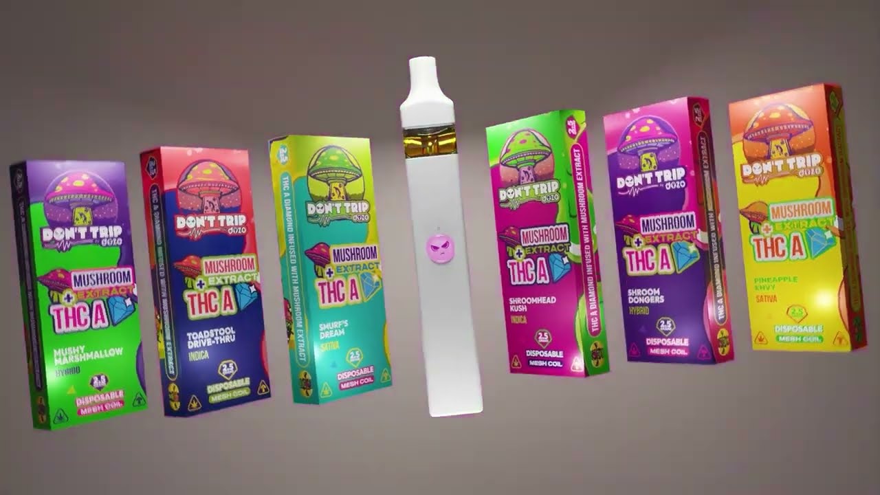 Experience MUSHROOMS + THCA 2.5 Gram Vape: Redefining Wellness and Flavor