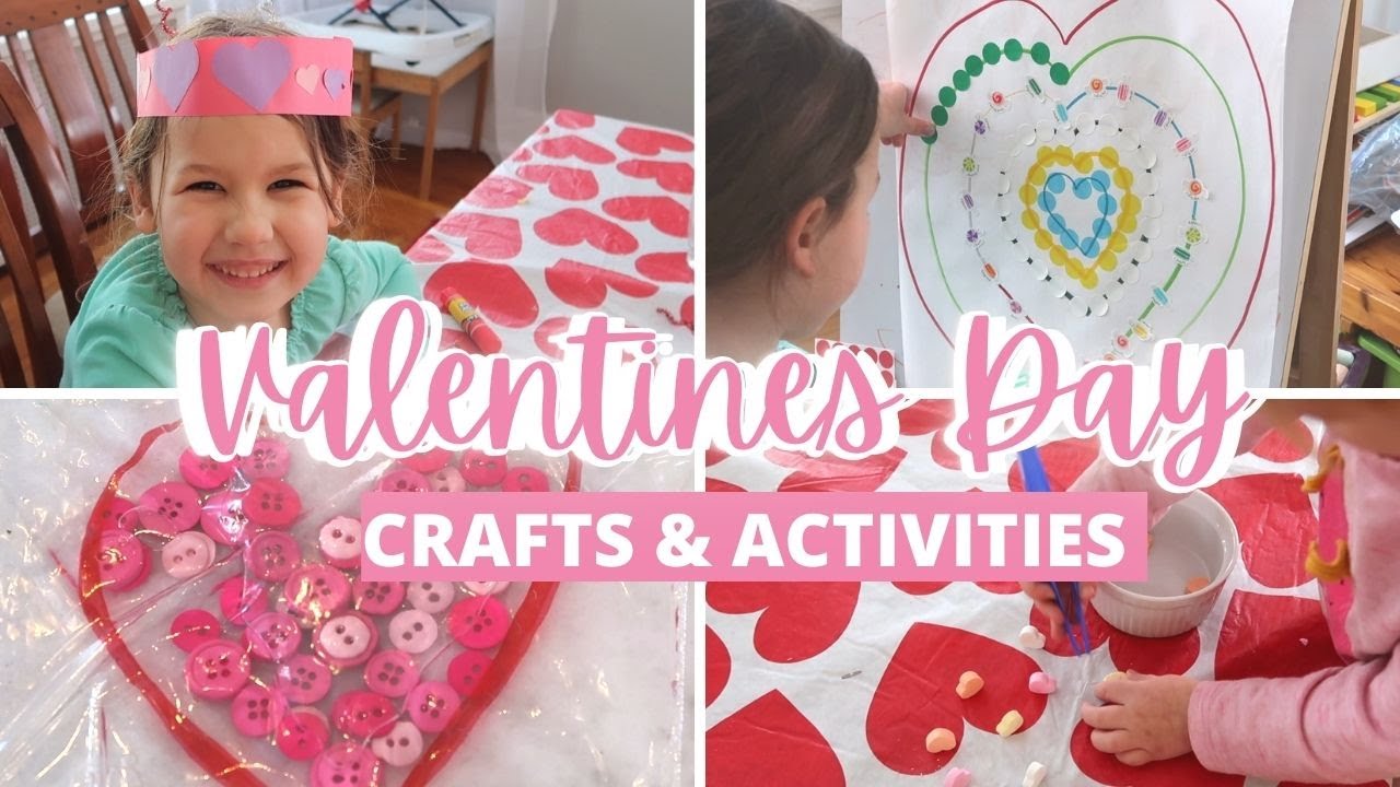 EASY VALENTINES CRAFTS FOR KIDS // FUN KIDS VALENTINES DAY ACTIVITIES