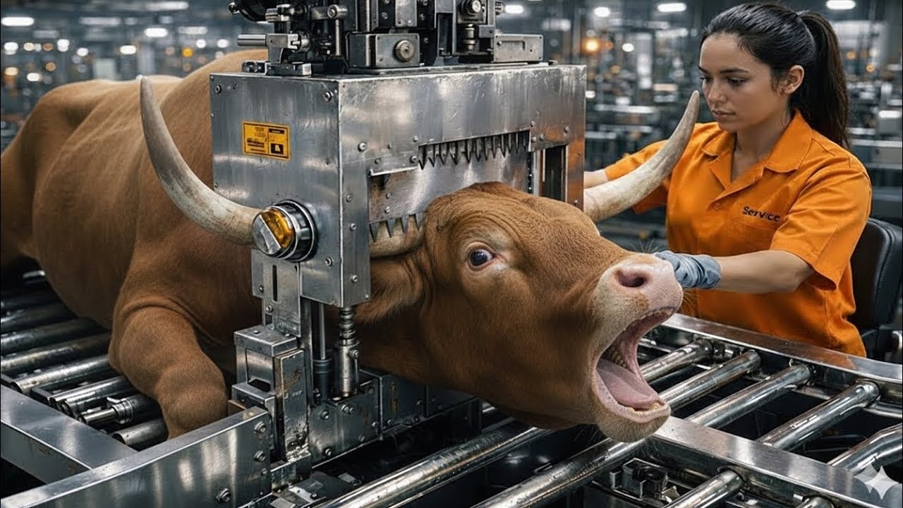 How Brown Bull Horn Leather Is Made | Full Factory Process