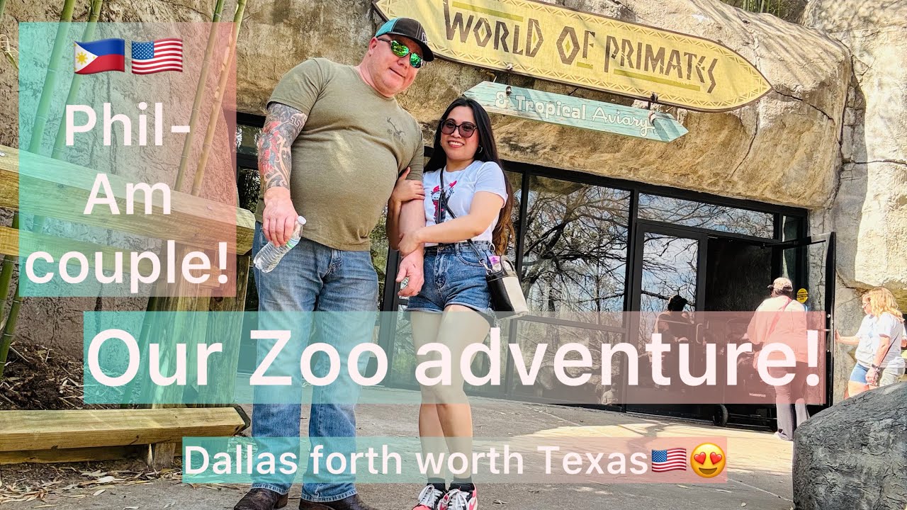 PHIL-AMERICAN COUPLE|ZOO ADVENTURE IN TEXAS 🇺🇸🇵🇭❤️#wildlife #viral #zoo 