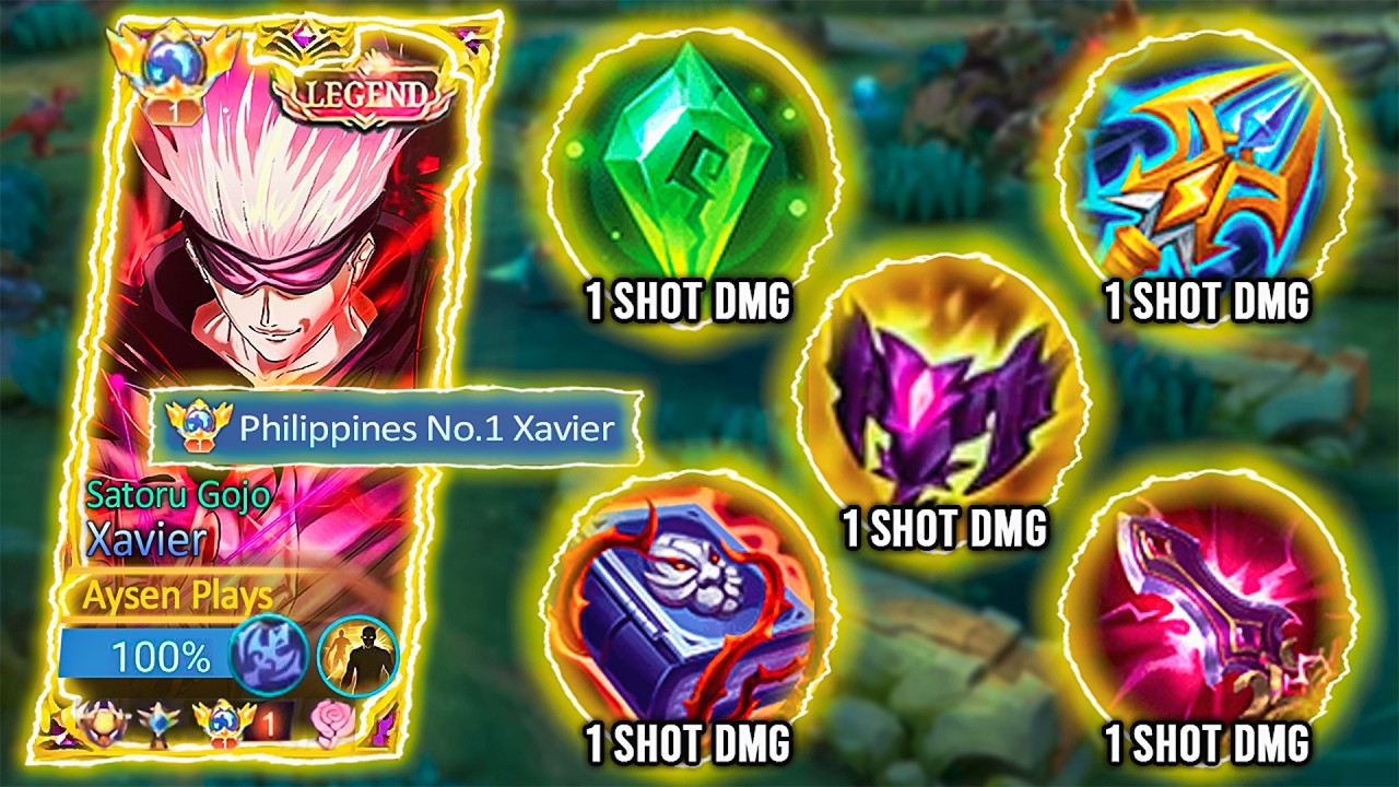 NEW XAVIER META! BEST MAGE EMBLEM BUILD AFTER ADJUSTMENT! 😱 (INSANE DAMAGE COMBO)