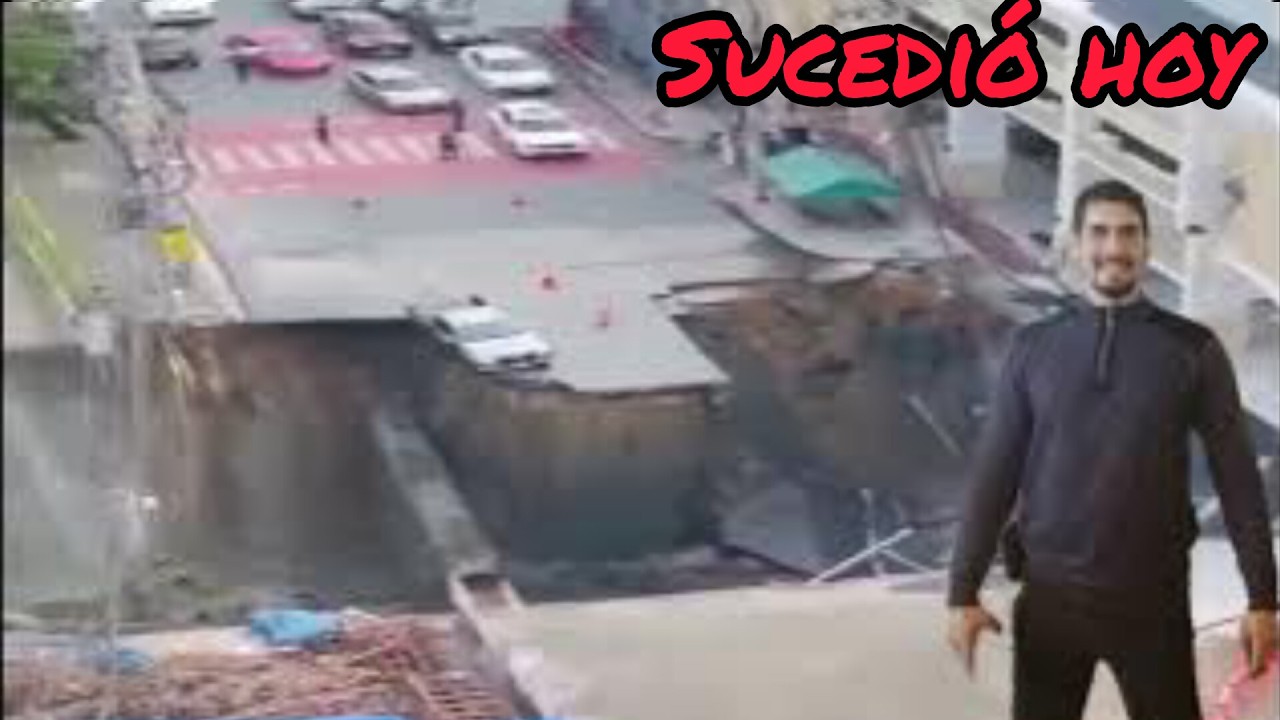 Socav&oacute;n en Tailandia reportaje completo se lo trago todo la tierra Socav&oacute;n  impresionantes im&aacute;genes 