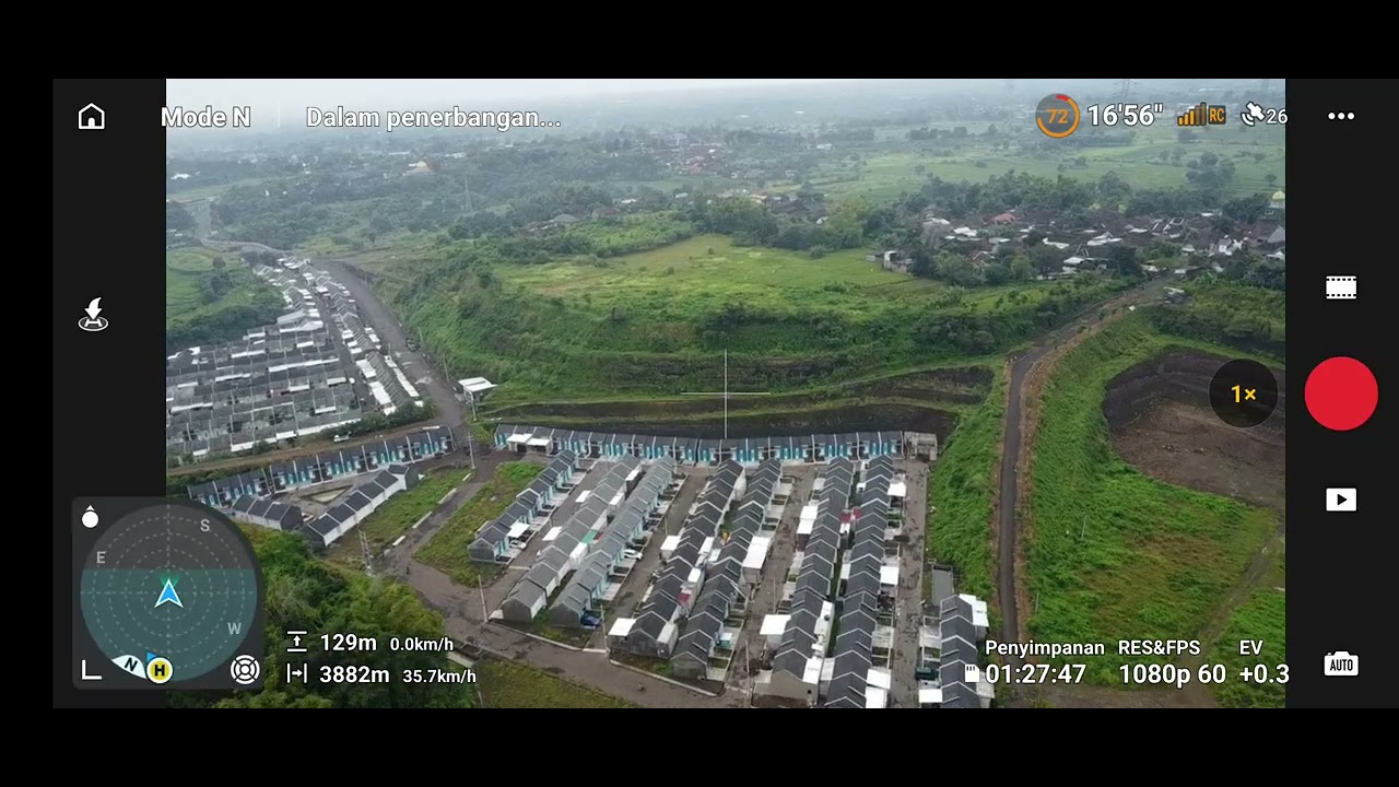 Dji mini 2 se dengan Batrai 100% cc 30 masih 5 km tapi balik sisa 11%