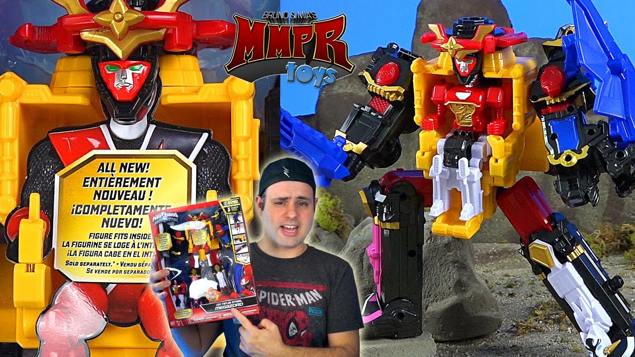 DX Ninja Steel Megazord Review! (Power Rangers Ninja Steel 2017)