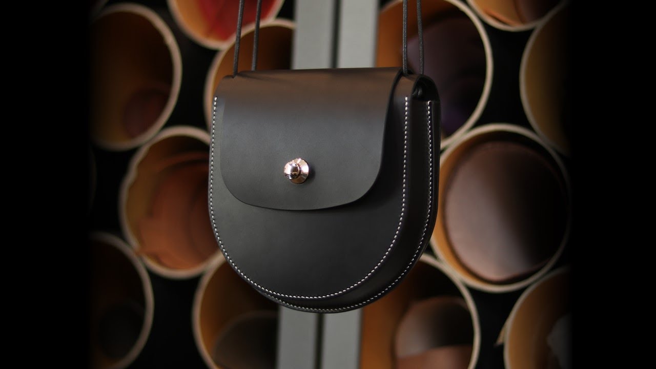 [가죽공예] 통가죽 가방 만들기 / making a leather bag