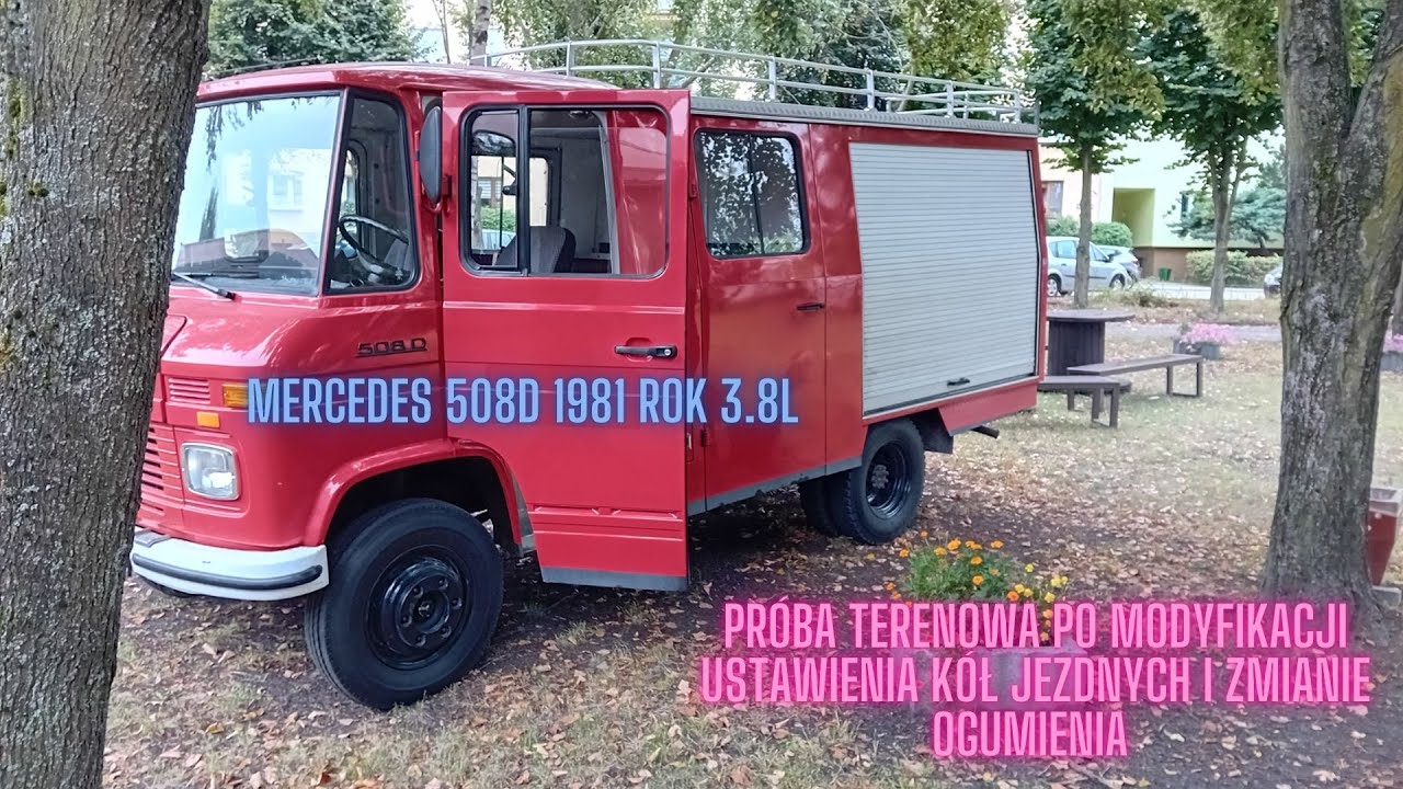 Próba terenowa Mercedes T2 508D po modyfikacjach #offroad #mechanic #renowacja #repair #diy #vario