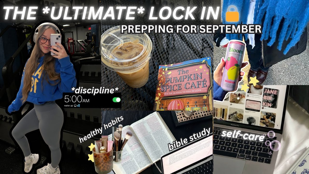 LOCKING IN ERA🌟🎧 wellness routine, prep for fall, workout routine + goal setting