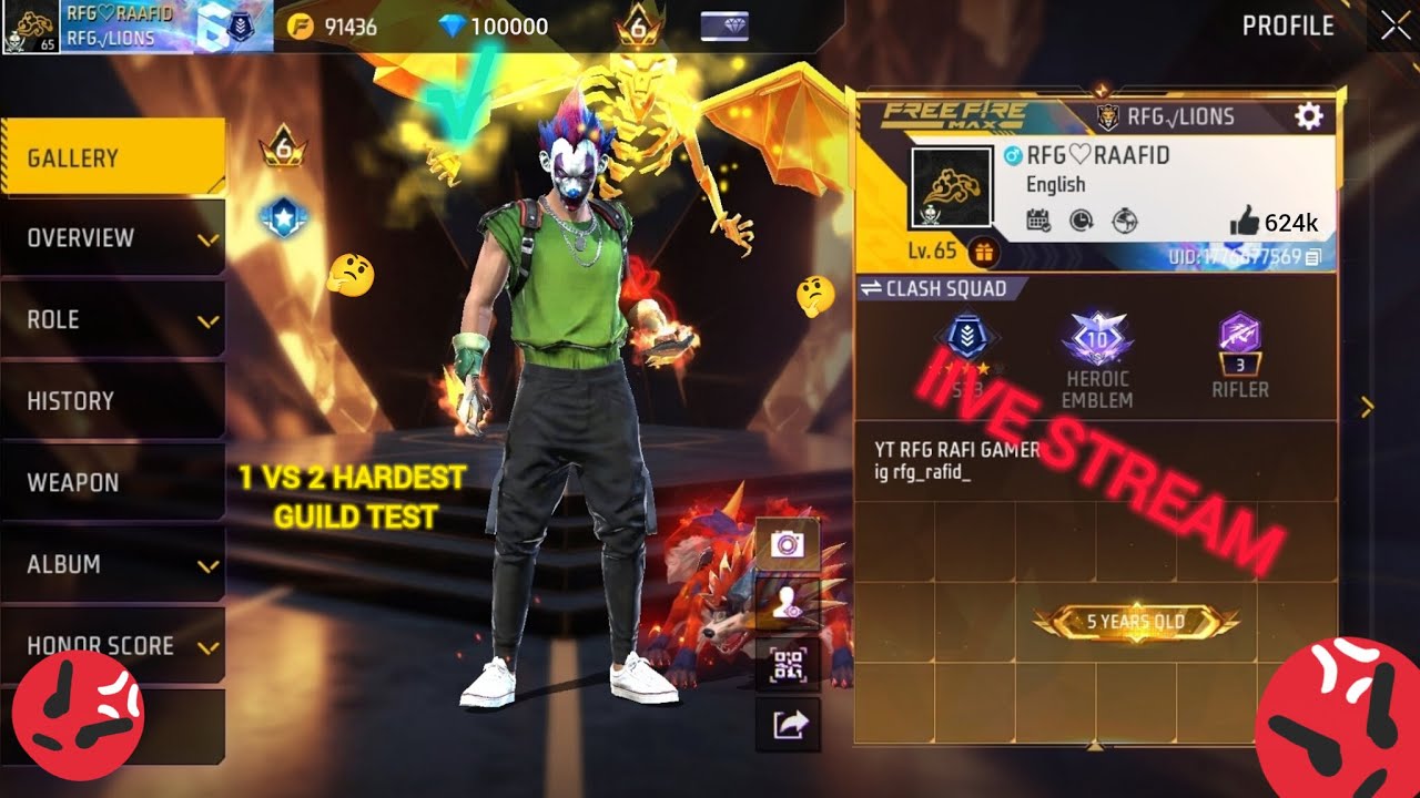 rfg rafi gamer is live custom come fast go for 10k