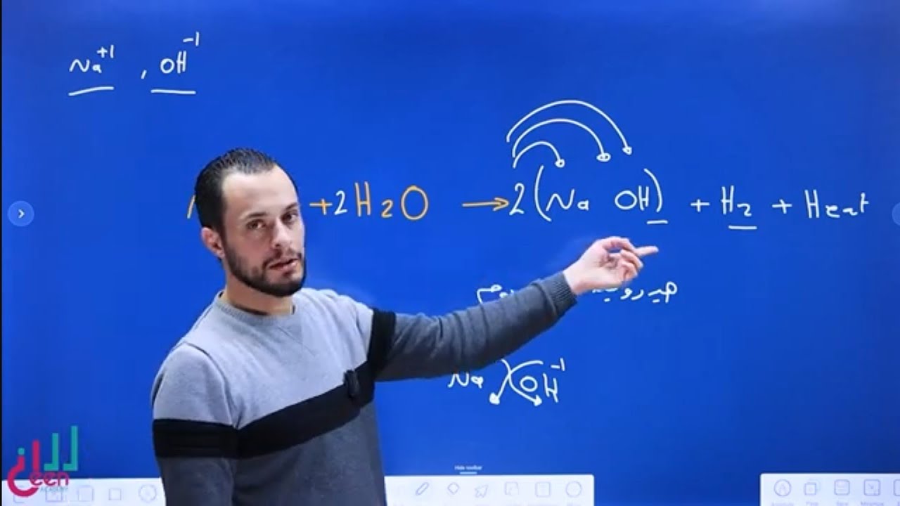 تفاعلات الفلزات-الجزء 3 ( كيمياء التاسع الفصل الثاني) #يزن_قويدر