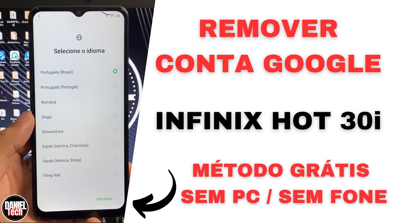 Como remover conta Google infinix hot 30i, método grátis, sem pc e sem xshare (NOVO MÉTODO)