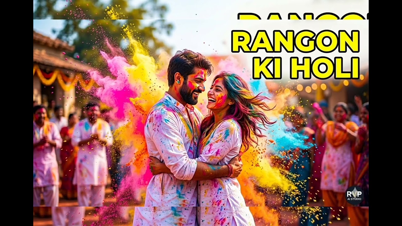 TERE ISHQ KA RANG ❤️ | The Most Romantic Holi Song of the Year | RANGON KI HOLI 2026 l RVP AI Studio