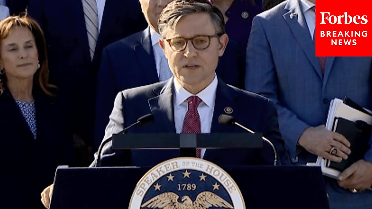 JUST IN: House Republican Leadership Holds Press Briefing After Electing Mike Johnson As Speaker