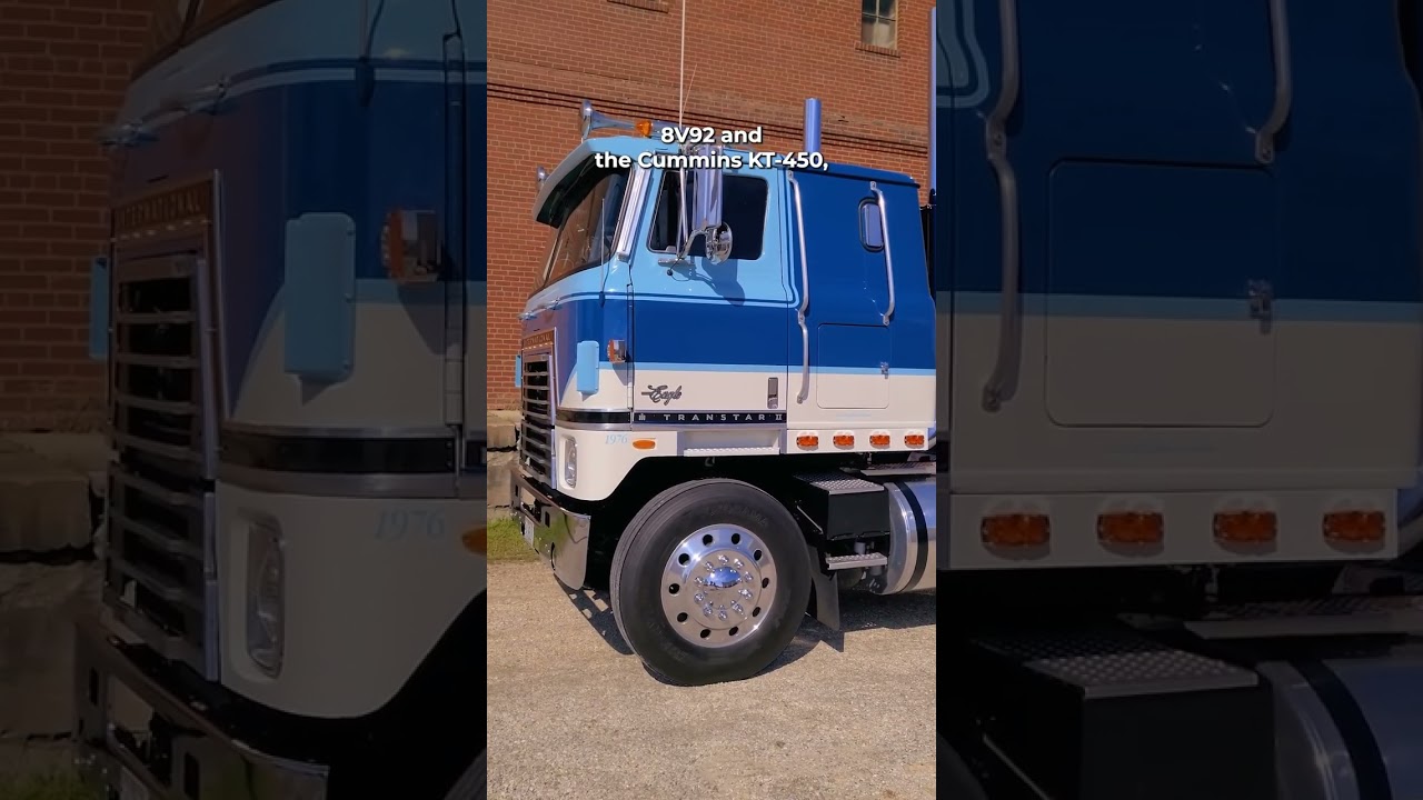 International 4070B Transtar: бескапотный грузовик, обладающий серьёзной мощностью