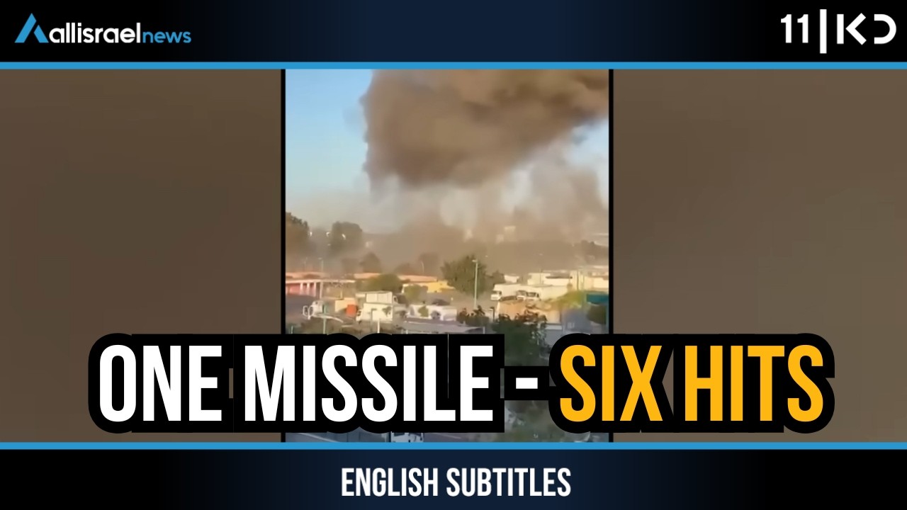 One Iranian Missile, Six Impact Sites: Deadly Strike Hits Central Israel | KAN 11