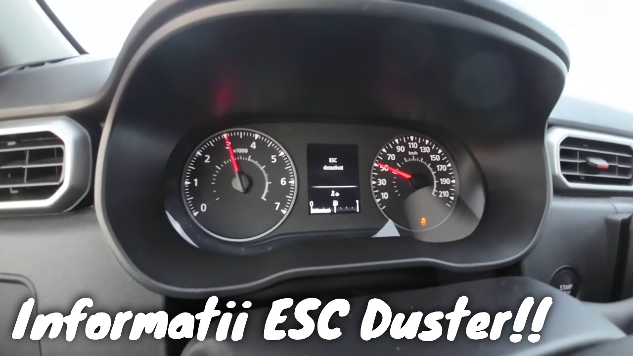 Dacia Duster 2023 | Auto vs 4WD Lock - La ce viteza se activeaza ESC-ul?!
