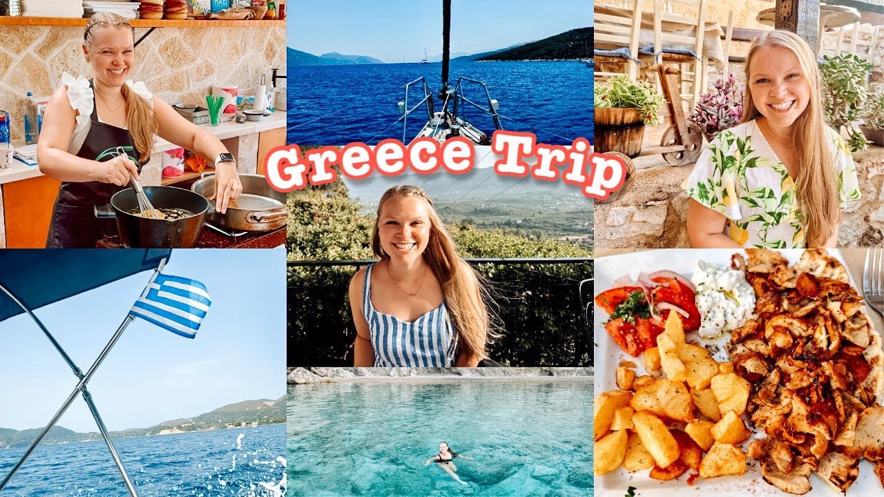 Greece Travel Vlog 🇬🇷✈️ // explore Kefalonia and Zakynthos with me!