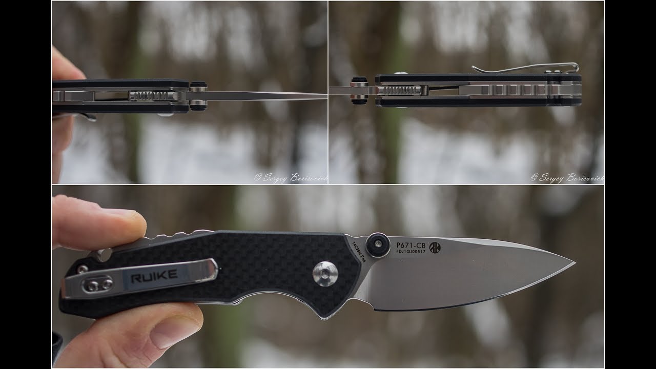 Складной нож Ruike P671-CB. Скромные размеры и удобство