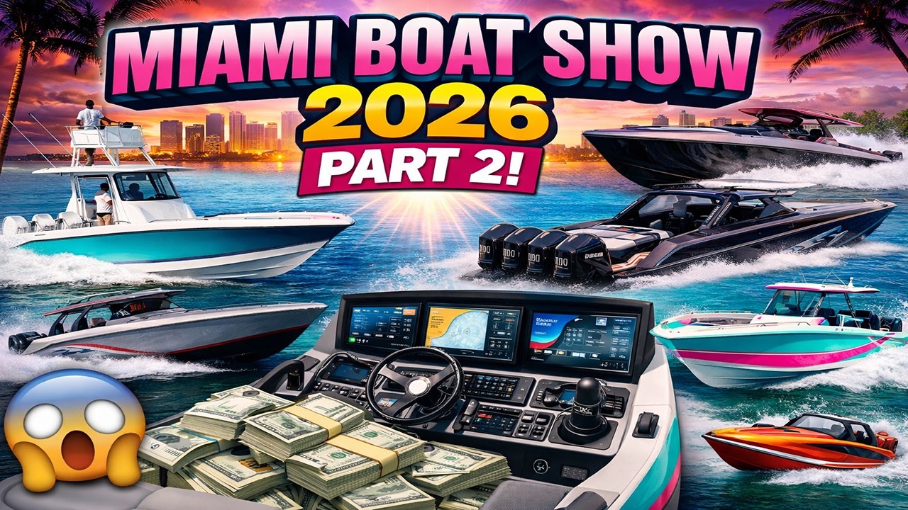Miami International Boat Show 2026 Recap (Part 2) | Go-Fast Boats, Luxury, & Crazy Builds