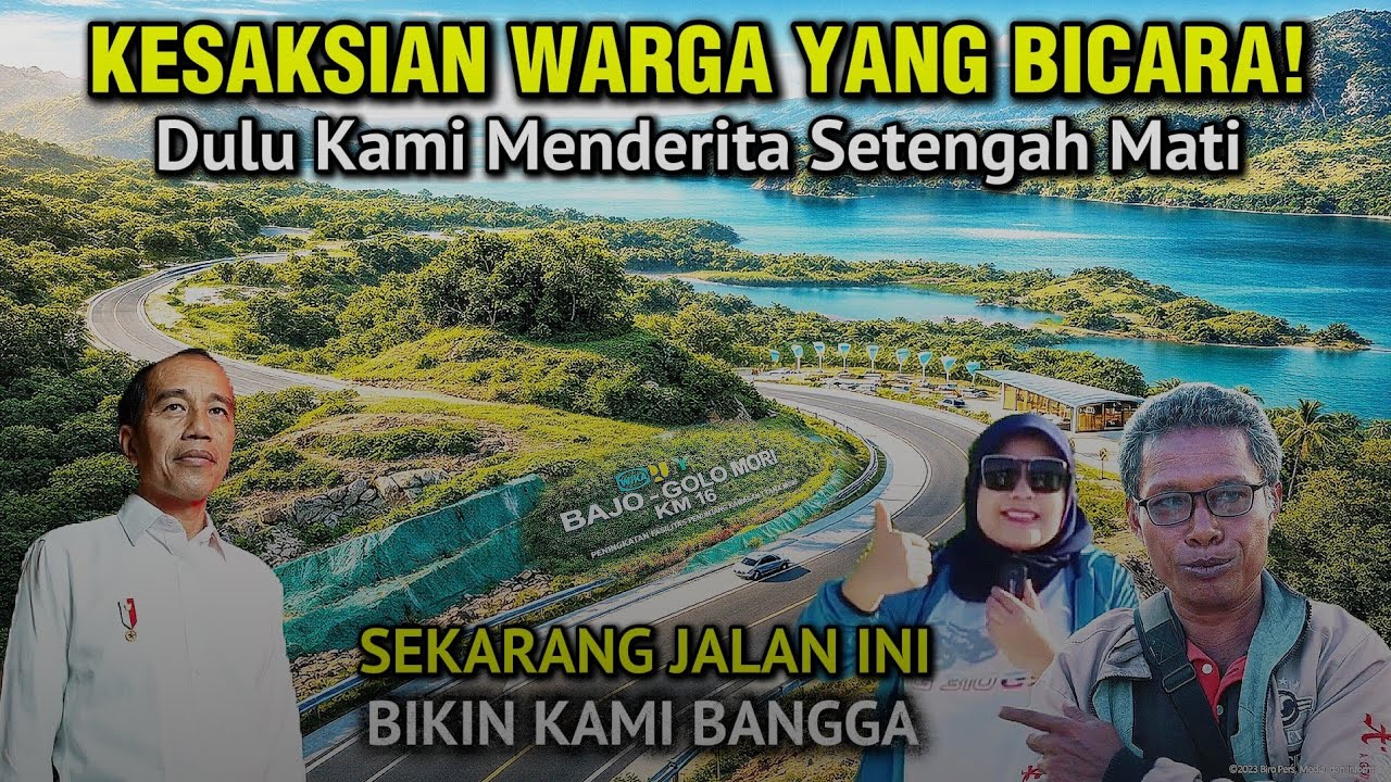 Dulu Lewat Darat Lebih Menderita‼️ Kesaksian Warga Jalan Jokowi Mengubah Golomori & Labuan Bajo
