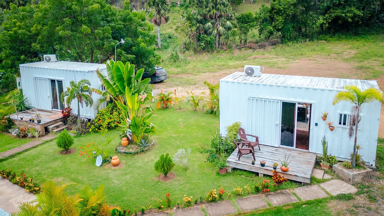 Construyeron 2 Mini Casas con un Solo Contenedor | Increíble Container Home