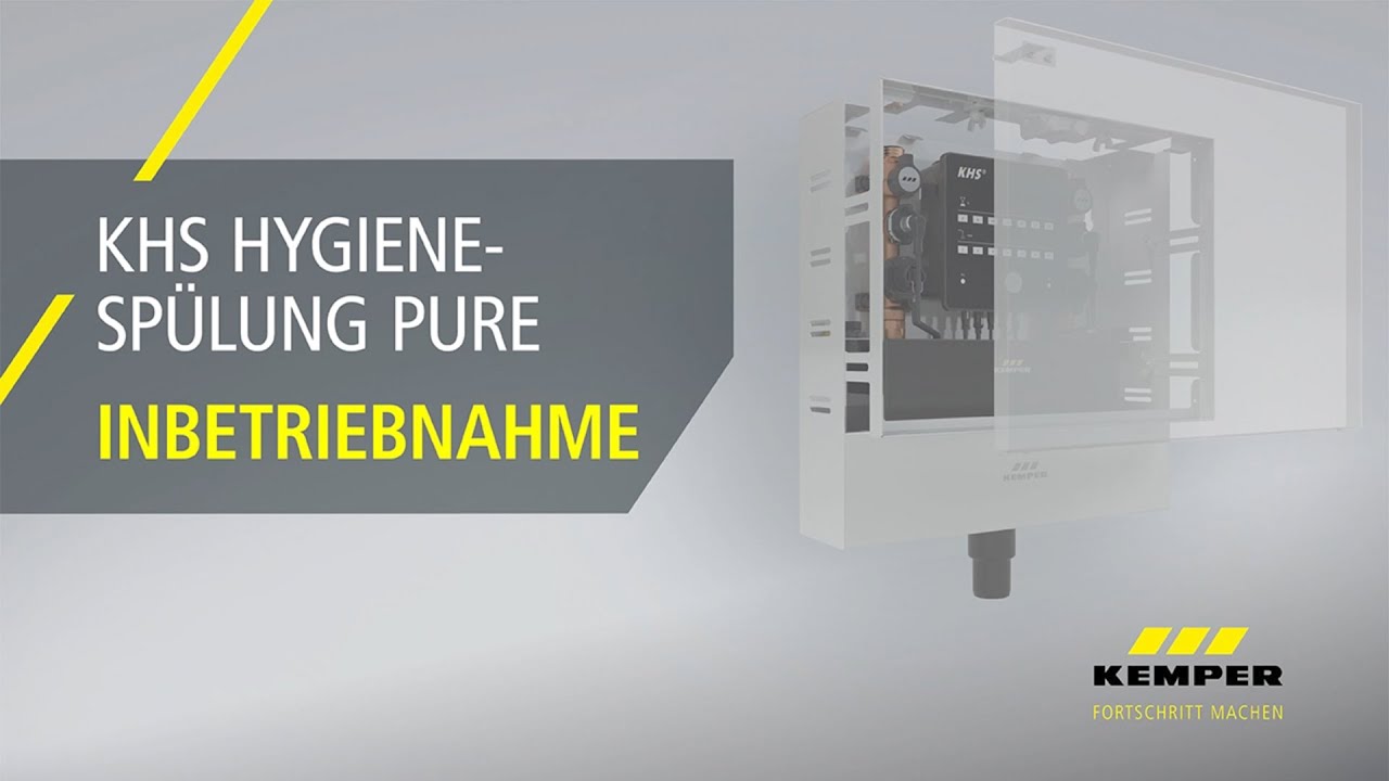 Inbetriebnahme KHS Hygienespülung PURE (Deutsch)