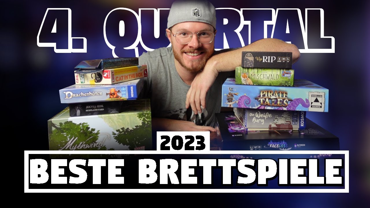 Die besten Brettspiele 2023 🏆 Meine Top Spiele in Quartal 4