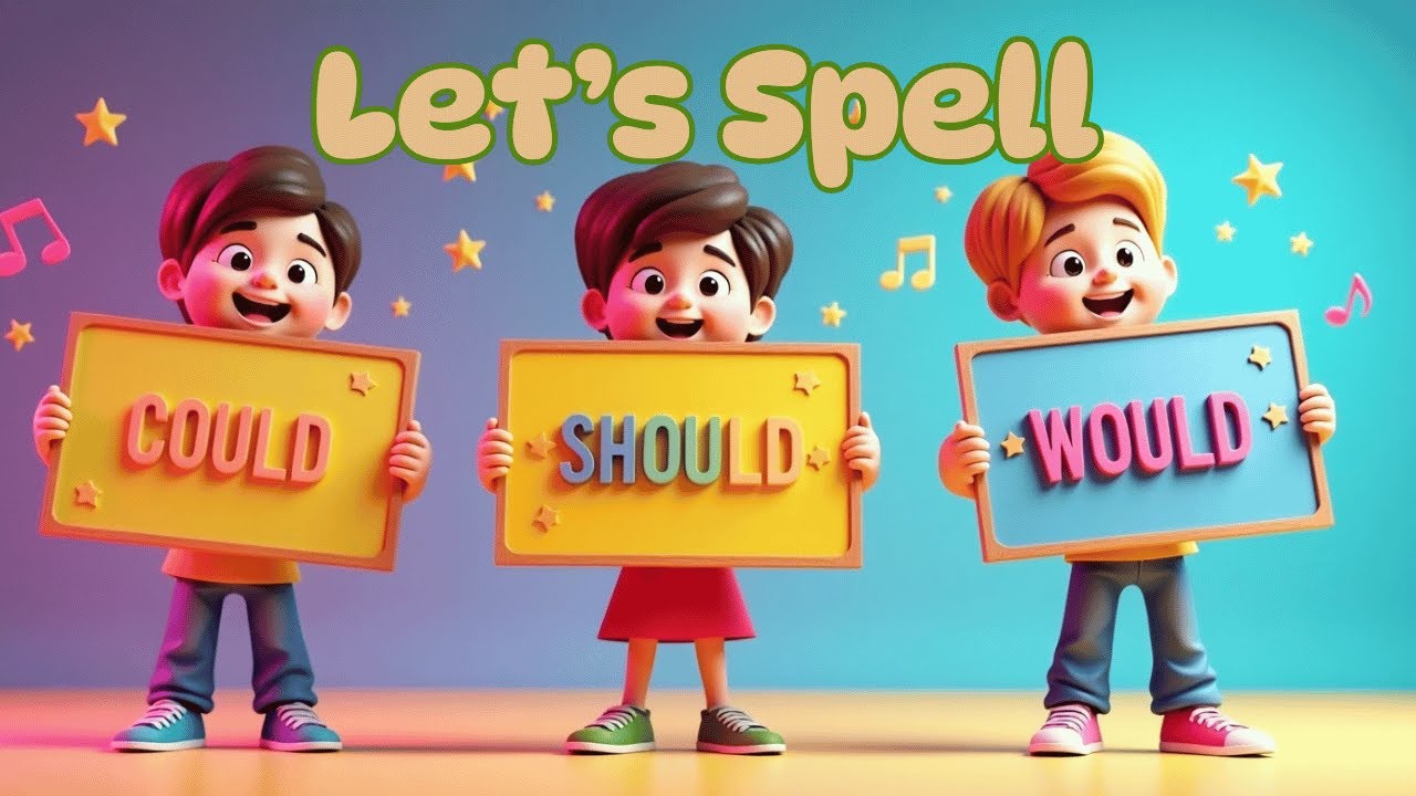 Can You Spell It? Tricky Words Made Easy!🎵Spell COULD SHOULD WOULD
