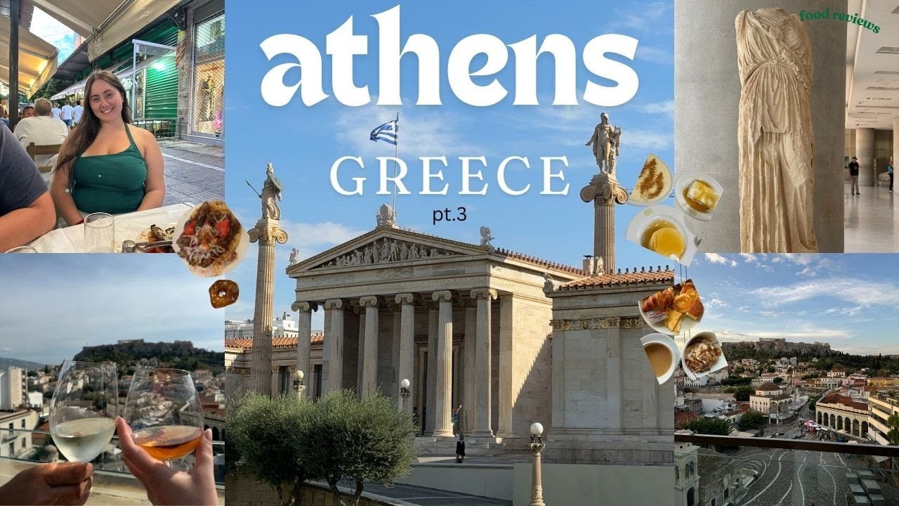 ATHENS Greece vlog | Tasting Traditional Greek Food and Drinks pt.3