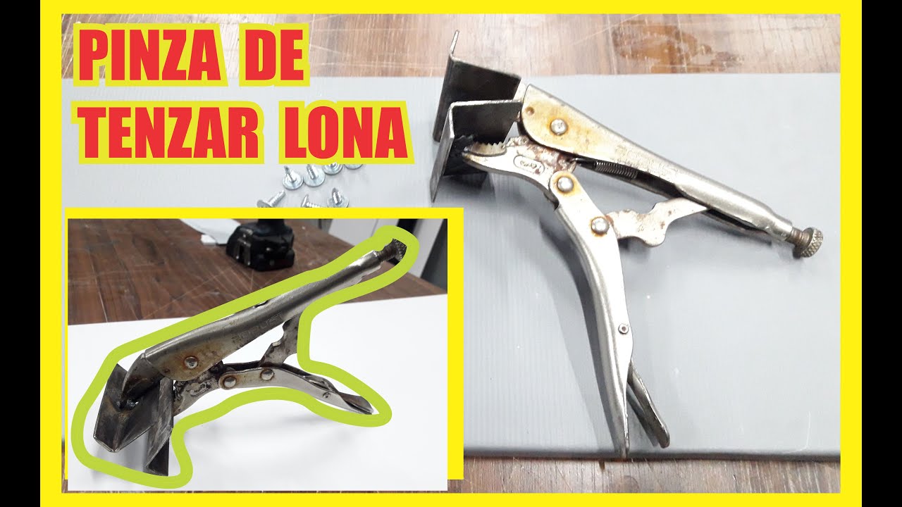 PINZA PARA TENSAR LONA // Como Fabricar tu pinza para Carteleria