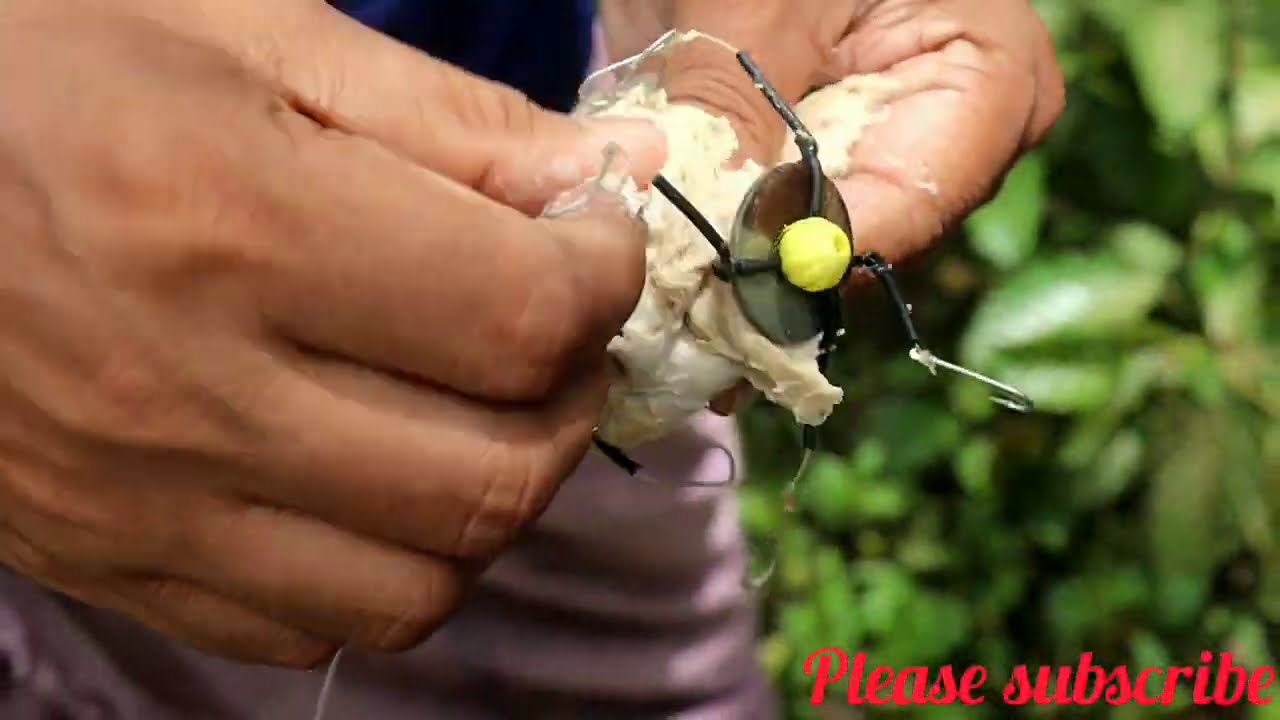 നീരാളി ചൂണ്ട ഉണ്ടാക്കിമീൻപിടുത്തം// spider hook making & fishing