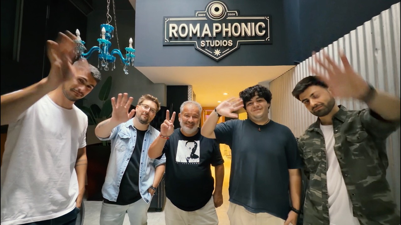Asi es grabar en Romaphonic - Los De Adelia