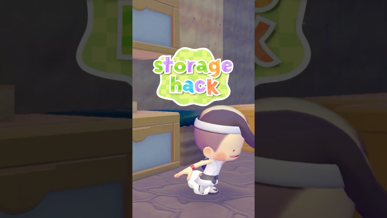 BEST Crafting Storage Trick In Pok&eacute;mon Pokopia! 🪚