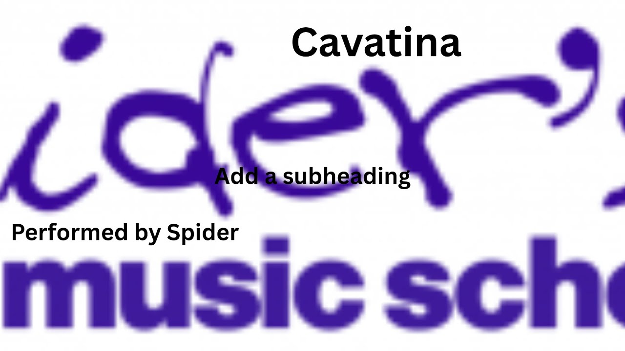 Cavatina Simple Version