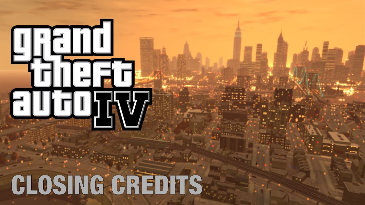 GTA 4 | End Credits | Walkthrough [No Commentary]