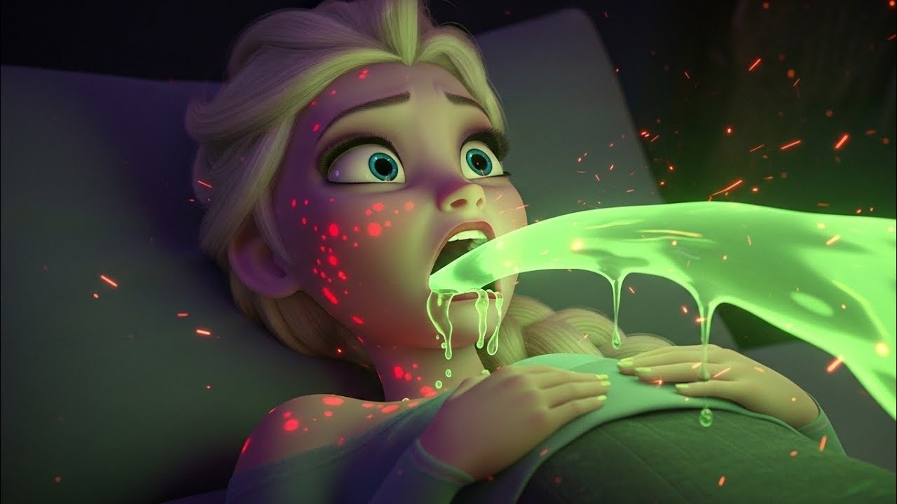🤮🧟&zwj;♀️Бедная Эльза так больна! Что с ней случилось? 😢❄️