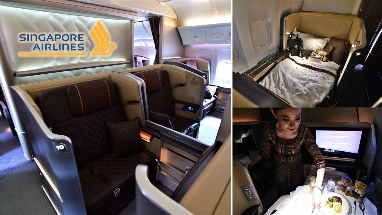 Singapore Airlines First Class 777 Singapore to Tokyo Haneda