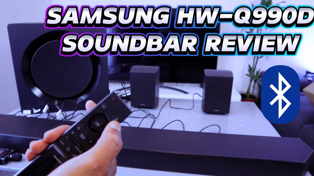 Samsung HW- Q990D Soundbar Unboxing Setup with Audio Demonstration Review!