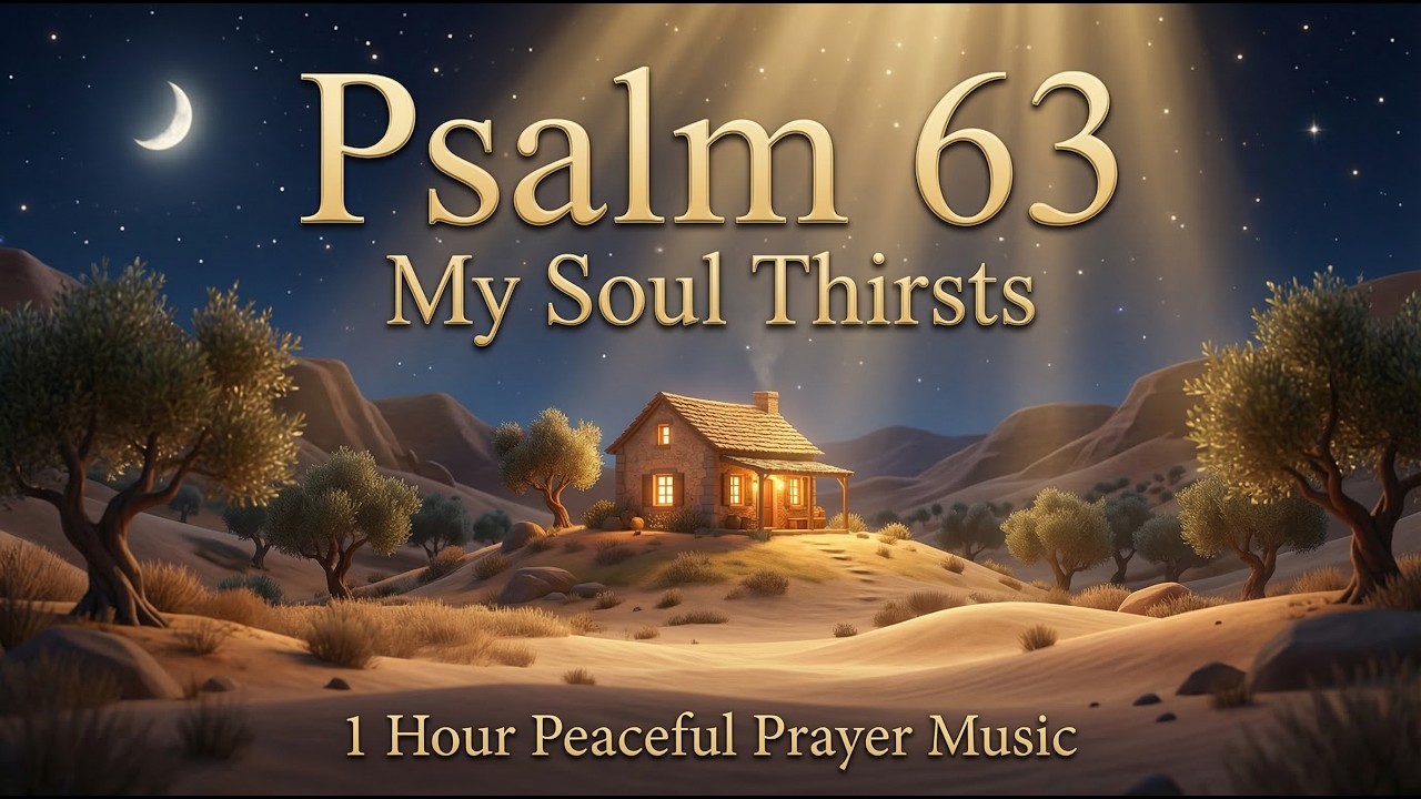 Psalm 63 | My Soul Thirsts for You ✨ | 1 Hour Peaceful Prayer & Meditation Music