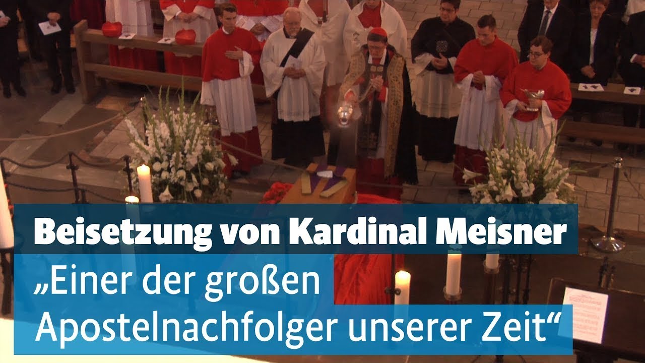 Beisetzung von Kardinal Meisner